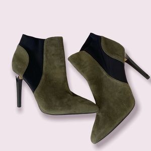 French Connection Green Booties